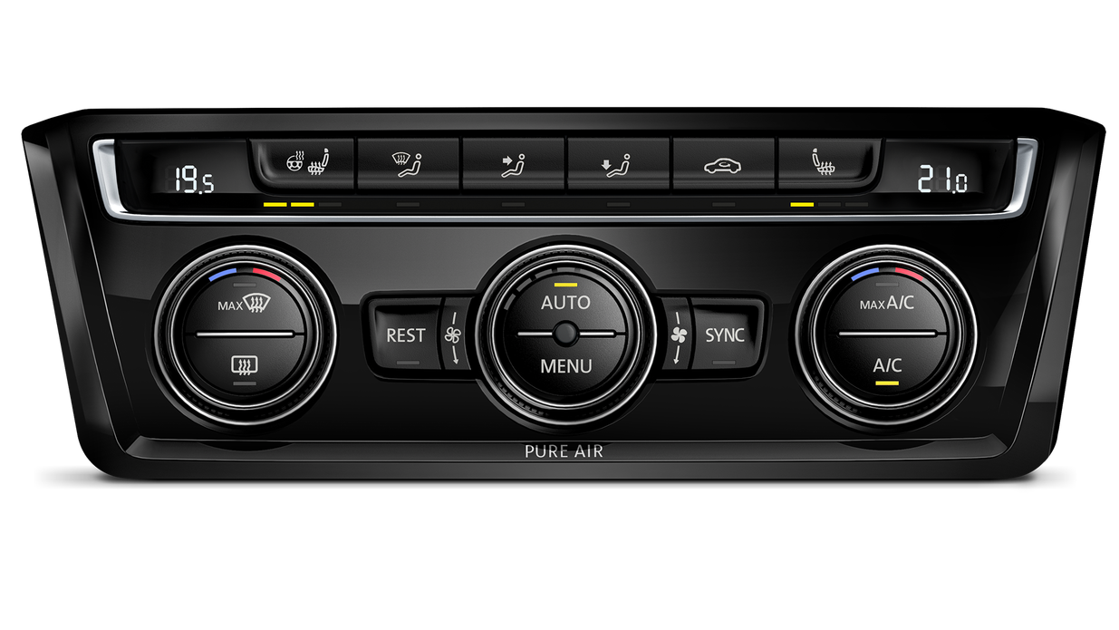 Volkswagen Touran: Panel klimatizace Volkswagen Touran: Panel klimatizace