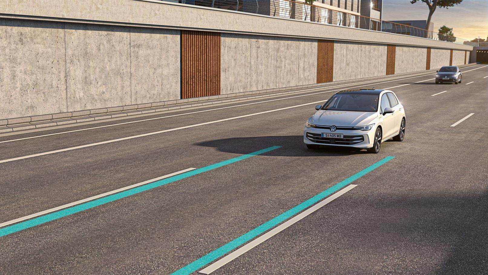 Volkswagen Golf: Lane Assist