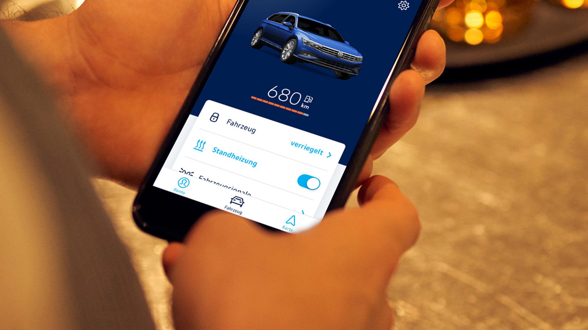 We Connect - Auto vor der Fahrt per Smartphone klimatisieren